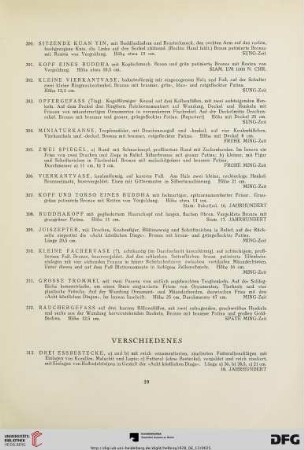 Verschiedenes (Nr. 313-329)