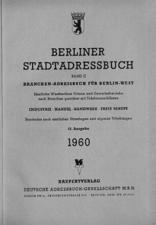 1960,2: Branchen-Adressbuch