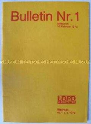 Dokumentation zum 11. Parteitag der LDPD mit dem Referat von Manfred Gerlach zur Innen- und Außenpolitik der DDR und zu den Aufgaben der Partei