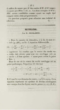 Rectification.