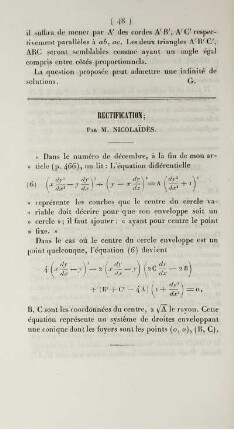 Rectification.
