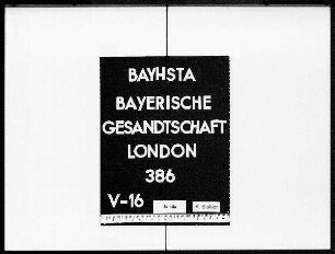 Briefwechsel von Joseph Xaver Freiherrn, bzw. Graf von Haslang mit dem kaiserlich-kurbayerischen Gesandten Joseph Maria Freiherrn von Neuhaus in Moskau, Regensburg und in Wien.