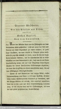 Vierter Abschnitt. Von den Alkalien und Erden