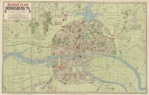 Pharus-Plan Königsberg i. Pr.