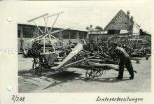 Mähbinder in der MAS Frankenhausen