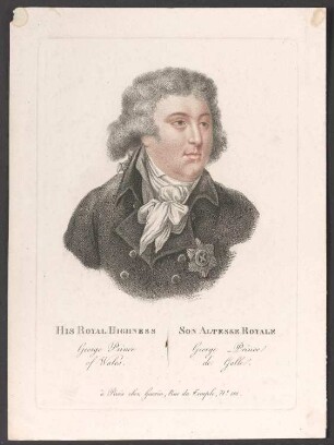 Porträt Georg IV., König von Großbritannien (1762-1830)