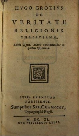 De veritate religionis christianae