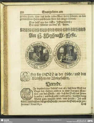 Am H. Weyhnacht-Feste