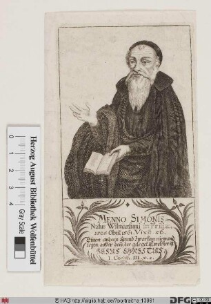 Bildnis Menno Simons