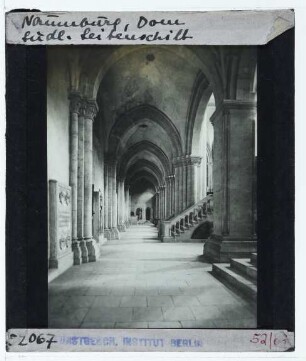 Naumburg (Saale), Dom : Innenansicht, S-Seitenschiff, Blick nach O