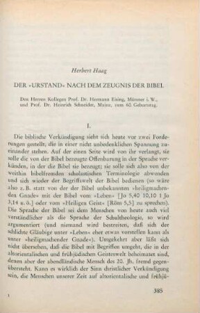 385-404 Der "Urstand" nach dem Zeugnis der Bibel