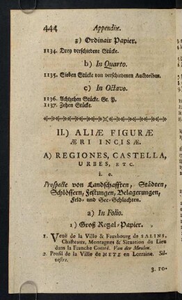 444-458, II.) Aliae Figurae Aeri Incisae