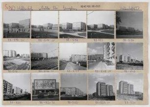 Straßenansicht Suhler Straße, Umgebung. Berlin, Hellersdorf, Suhler Straße/Cottbuser Straße