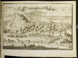 Illustration "Edenburg Statt und Schloß in Schottland"