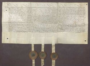 Erbhuldigungsrevers des Dorfes Rastatt mit Rheinau gegen Markgraf Philipp I. von Baden als dessen Leibeigene