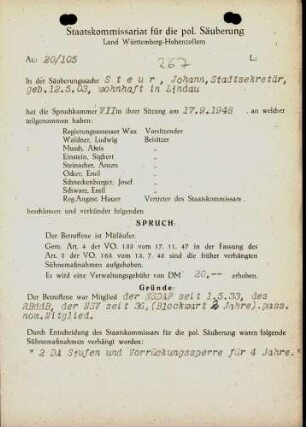 Steur, Johann