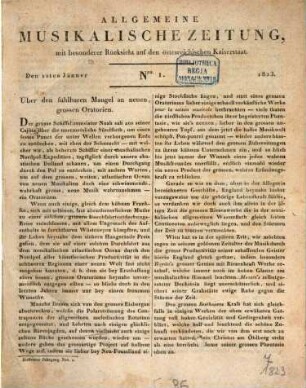 Allgemeine musikalische Zeitung : mit besonderer Rücksicht auf den österreichischen Kaiserstaat. 7. 1823