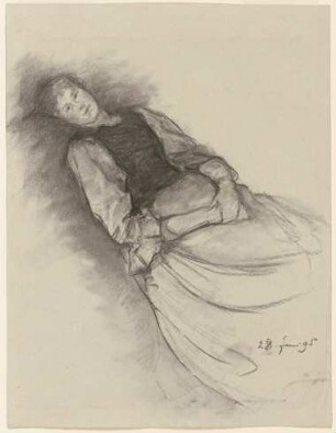 Anna Auer ruhend