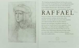 Buchgestaltung E. Ullmann "Raffael"