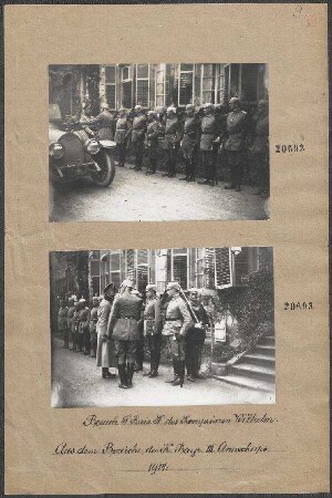 Besuch Seiner Kaiserl. Hoheit Kronprinz Wilhelm