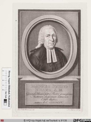 Bildnis Johann Peter Miller (II)