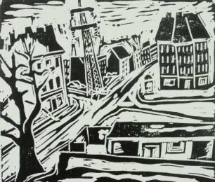 Illustration zu dem Zyklus "Berlin"