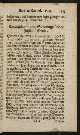 403-421, Evangelium am 3 Sonntage in der Faster, Oculi