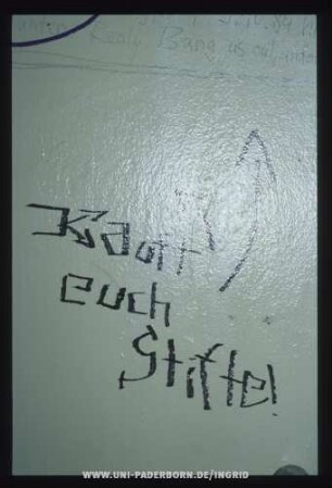 Kauft euch Stifte!