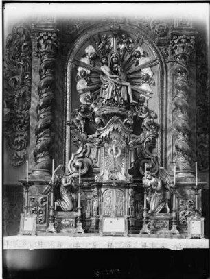 Veringenstadt Wallfahrtskirche Maria Deutstetten (Friedhofskapelle) Hochaltar