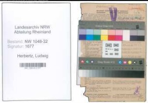Entnazifizierung Ludwig Herbertz , geb. 30.05.1897 (Beamter)