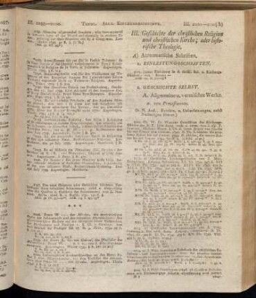 III. Geschichte der christlichen Religion und christlichen Kirche; oder historische Theologie