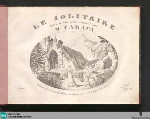 Le solitaire : opera en trois actes