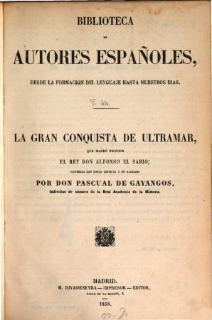 La gran conquista de ultramar