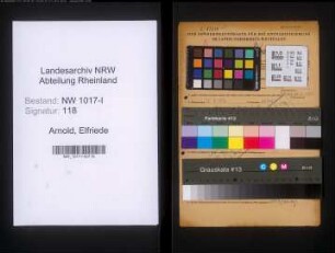 Entnazifizierung Elfriede Arnold , geb. 30.12.1906 ()