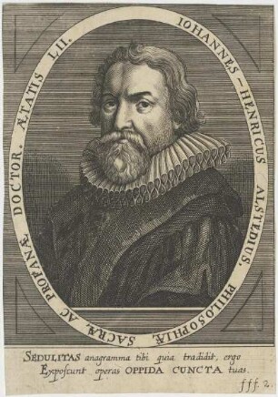 Bildnis des Iohannes Henricus Alstedius