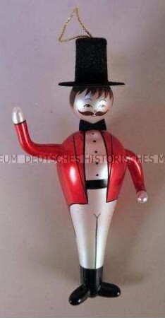 Christbaumschmuck: Mann mit Zylinder