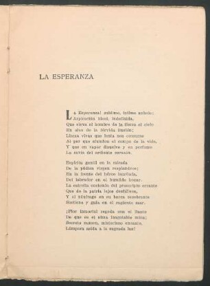 La esperanza
