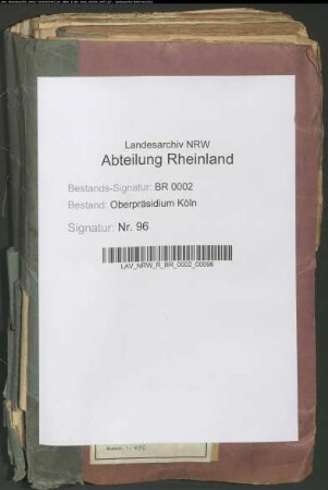 Rundreise des Herrn Oberpräsidenten Exzellenz