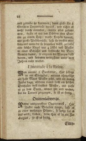 Limonade à la Reine
