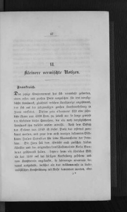VI. Kleinere vermischte Notizen.