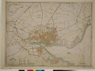 PLAN der STADT KIEL und Umgegend