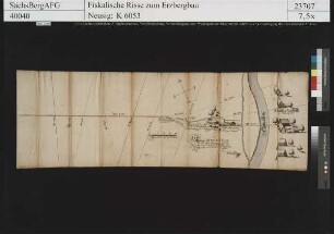 Tiefer Glücksberg Stolln bei Großschirma, Lage der Gänge