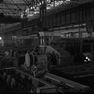 Die Leninhütte der Industriestadt Dimitrowgrad. Die Walzstraße
