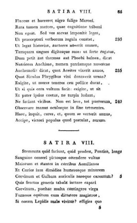 Satira VIII.