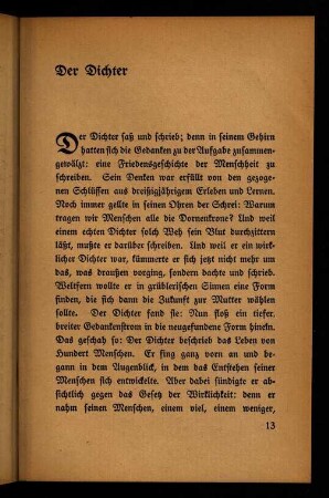 13-15, Der Dichter