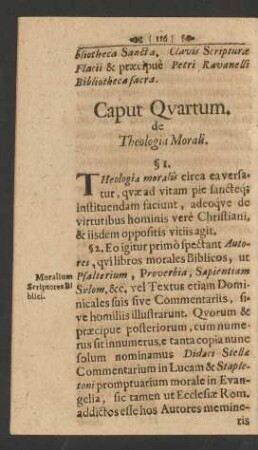 Caput Quartum. de Theologia Morali