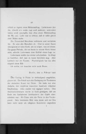 Berlin, den 21. Februar 1906