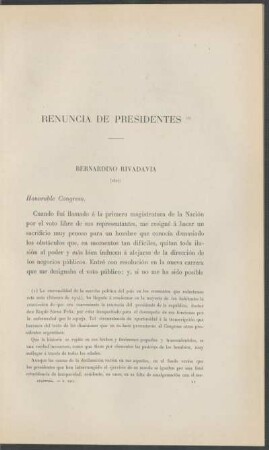 Renuncia de presidentes