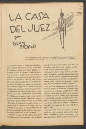 La casa del juez : Un estremecedor relato del autor de "Dracula", la más famosa de las novelas terroríficas, que tuvo el honor de ser llevada a la pantalla.