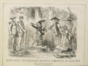Scene from the burlesque recently performed at Glen Tilt